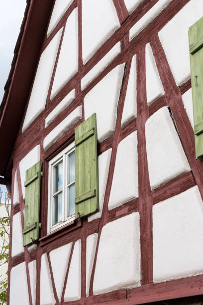 istock facades architecture and windows of framework buildings 871040374