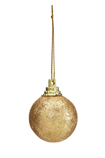 istock christmas ball gold isolated on white background 871049756