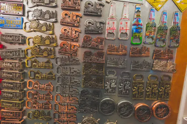 Photo of San Francisco fridge magnets