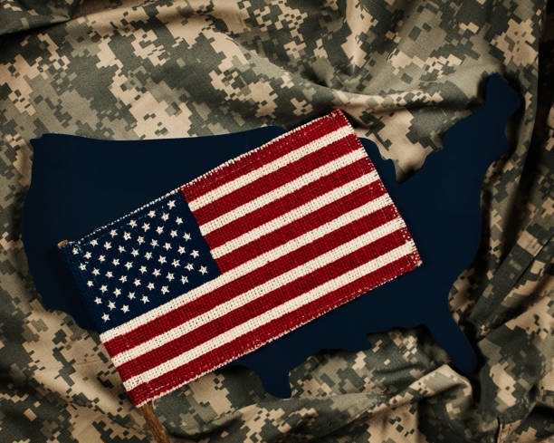 istock Veterans Day in America. Flag and US military uniform 871053796