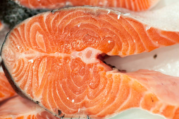 istock frozen red fish steaks in a market 871063204