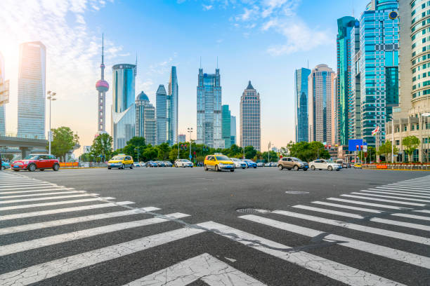 istock Shanghai Lujiazui financial district skyscrapers 871064778
