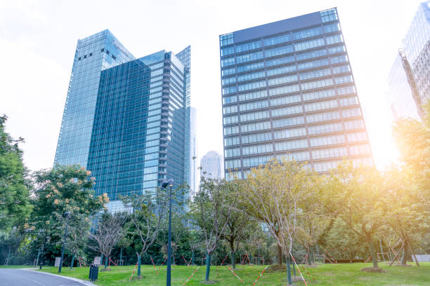 istock Shanghai Lujiazui financial district skyscrapers 871067202