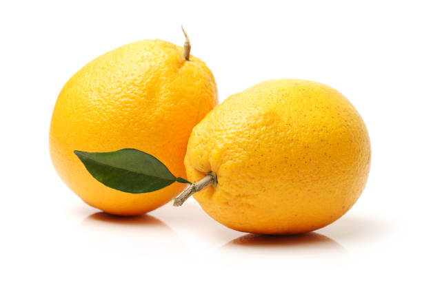 istock Fresh Oranges Fruits on white background 871070378