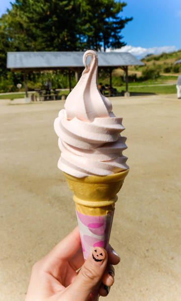 istock Kochia soft cream in Ibaraki,Japan 871071830