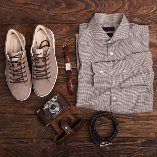 istock Flaylat of mens clothes 871087500