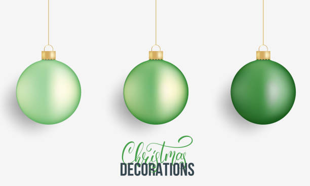 istock Christmas balls. Realistic winter holidays decorations. Glossy Christmas Balls 871089612