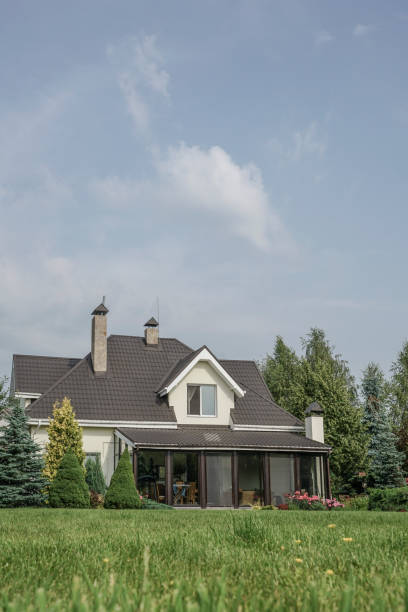 istock private house and its garden under beautiful sky 871094310