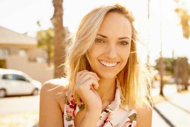 istock Wearing her best summer smile 871098578