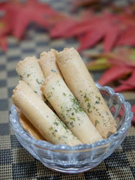 istock Asian traditional sweets  senbei ,Rice cracker 871102826