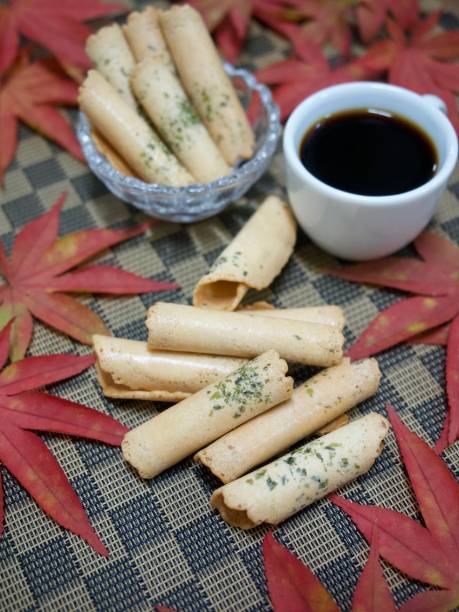 istock Asian traditional sweets  senbei ,Rice cracker 871102850