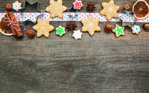 istock Christmas ginger and honey colorful cookies 871109766