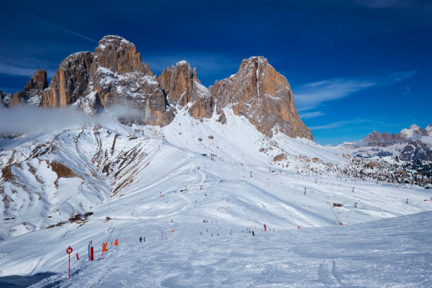 istock Ski resort in Dolomites, Italy 871133030