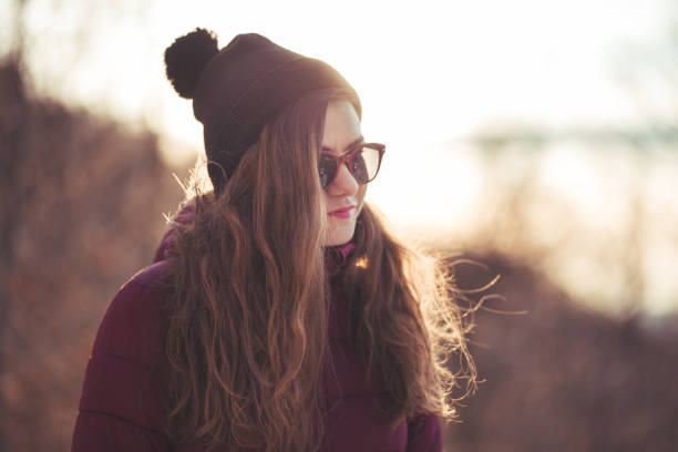 istock Hipster Girl On November Day 871137944