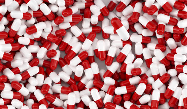 mnóstwo tabletek - red pills zdjęcia i obrazy z banku zdjęć