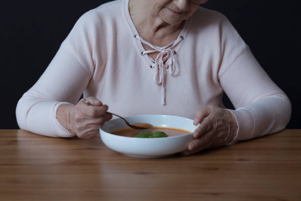 istock Elderly person with appetite disorders 871141572