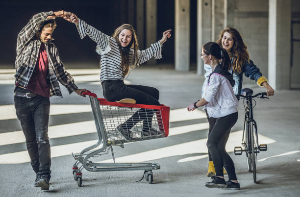 istock Group of Teenagers Hanging Out 871146122