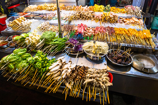 Malaysian street food on display
