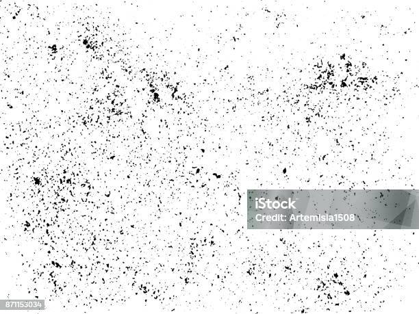 Ink Blots Grunge Städtischen Hintergrund Texturvektor Overlay Not Staubkorn Schwarzer Farbe Splatter Schmutzig Plakat Für Ihr Design Handzeichnungabbildung Stock Vektor Art und mehr Bilder von Texturiert