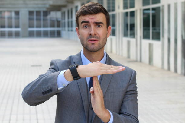 Request Break Using Hand Sign Temporary Exercise Stock Photos, Pictures & Royalty-Free Images - iStock