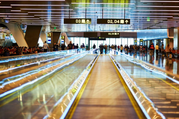 istock Gliding towards the departure lounge 871169182