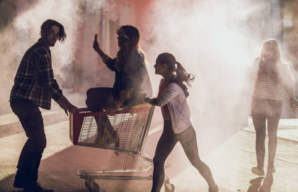 istock Group of Teenagers Hanging Out 871172372