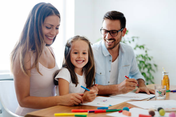 istock Happy familiy spending fun time at home 871172880