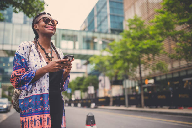 istock Black girl in city 871175730