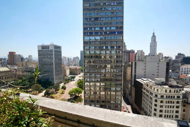 Photo of Sao Paulo city in Brazil.