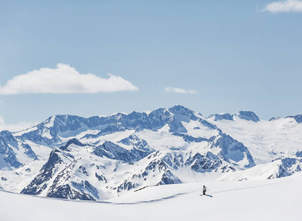 Backcountry skiing in the Pyrenees Val d'Aran Catalonia Spain