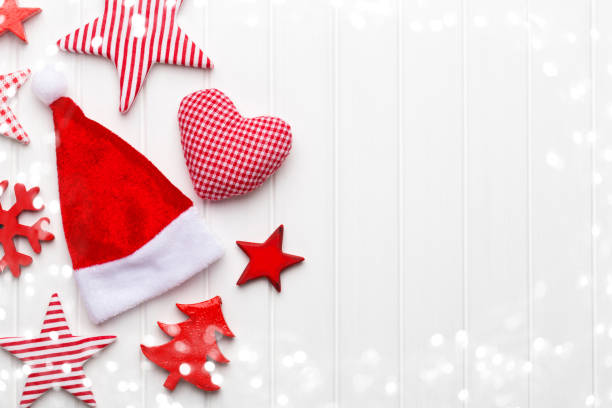 istock Vintage Christmas background with Christmas decoration. 871184978