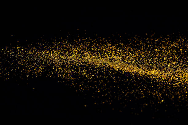 istock Gold glittering star light and bokeh 871192058