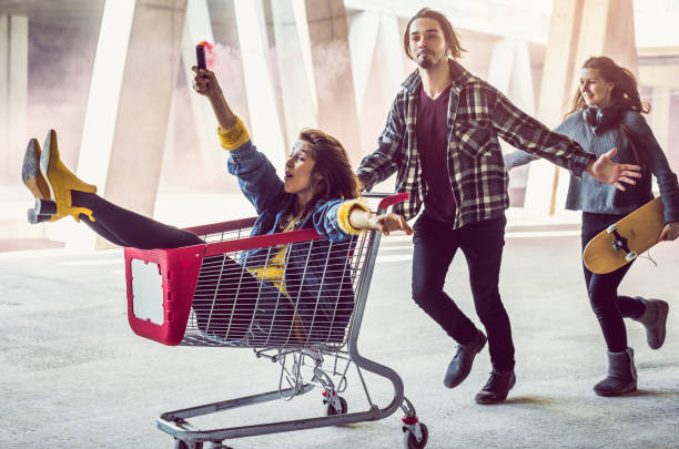 istock Group of Teenagers Hanging Out 871196174