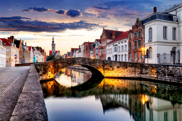 istock Bruges cityscape, Belgium 871196430
