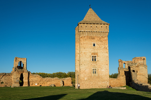 Bac, Serbia October 19, 2017: Medieval fortress Bac in Serbia