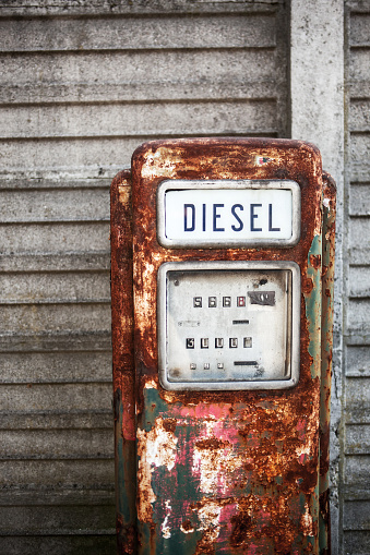 the color of this pump means that diesel engines are obsolete