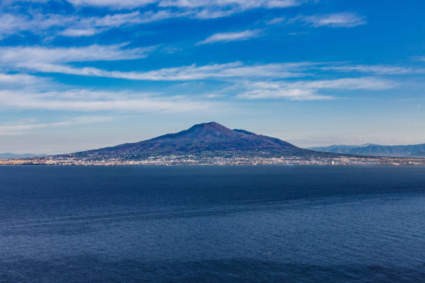 Mount Vesuvius from the Gulf of Naples