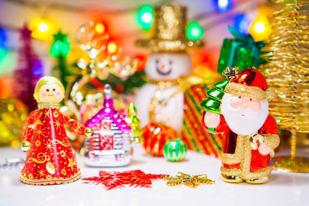 istock Christmas toy decoration. or New Year concept.on light background 871212008