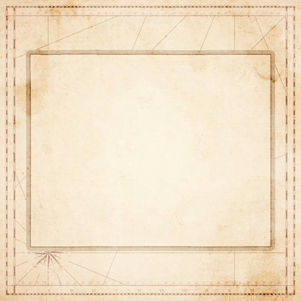 Map of Wyoming in vintage style. Beautiful illustration of antique map on an old textured paper of sepia color. Old realistic parchment with a compass rose, lines indicating the different directions (North, South, East, West) and a frame used as scale of measurement.Vector Illustration (EPS10, well layered and grouped). Easy to edit, manipulate, resize or colorize. Please do not hesitate to contact me if you have any questions, or need to customise the illustration. http://www.istockphoto.com/portfolio/bgblue