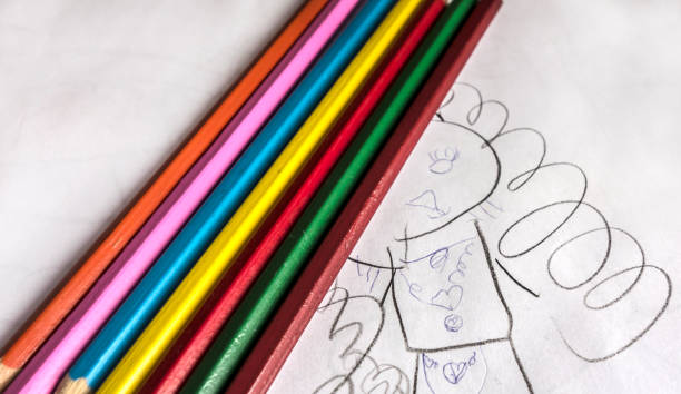istock Seven wooden colorful pencils 871217976
