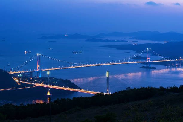istock Bridge in Hong Kong city 871223198