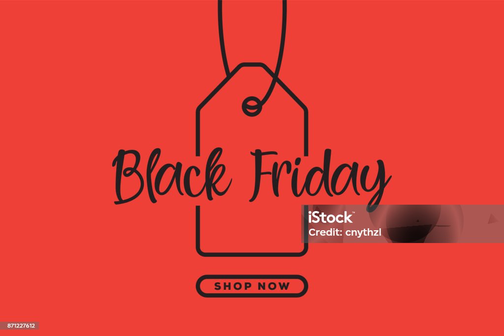 Black Friday Web Banner Design Sale stock vector