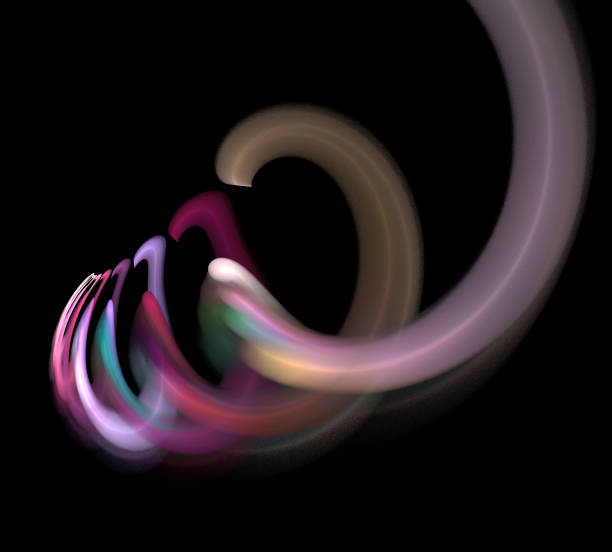 istock image of one Digital Fractal on Black Color 871234528
