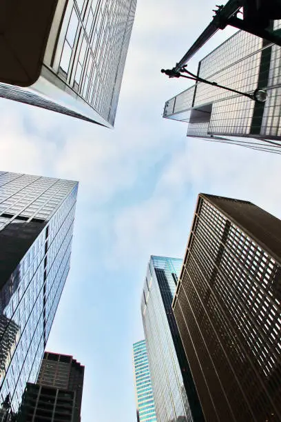 Photo of Urban cityscape and modern architecture background.