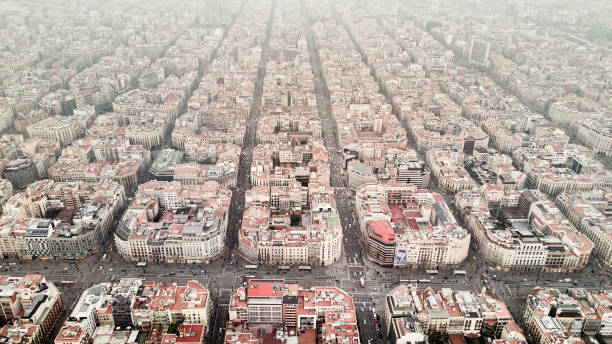 Eixample neighborhood in Barcelona