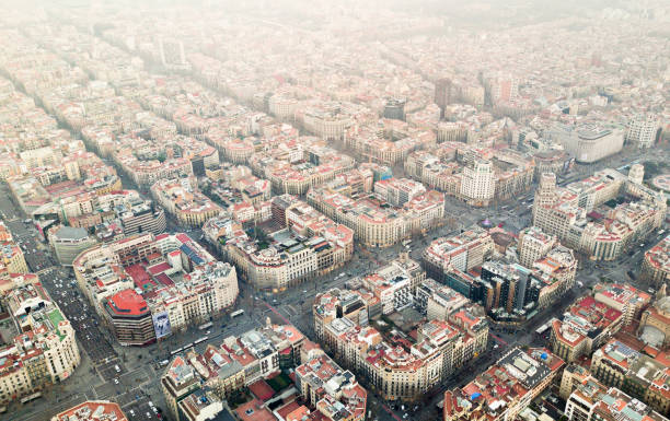 Eixample neighborhood in Barcelona
