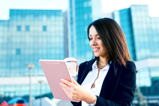 istock Businesswoman using a digital tablet 871242538