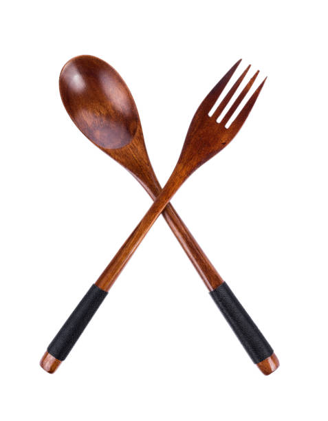 istock wooden spoon and fork isolated on white background 871251912