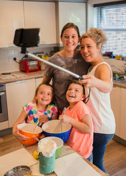 istock Selfie with family 871255420