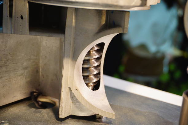 istock Close-up and inside of gear pump industry 871263048